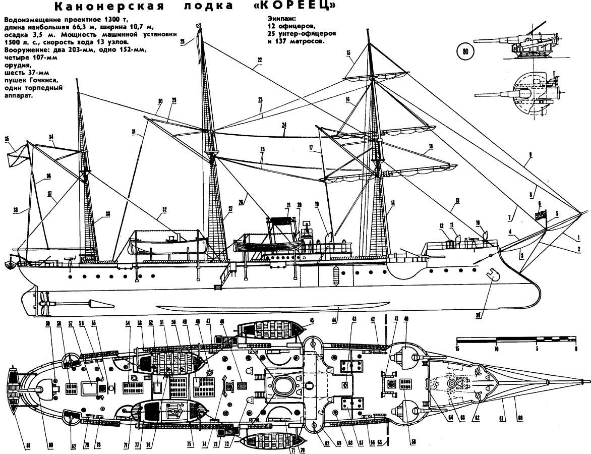 plan_Sailing_steam_war_frigate_Gunboat_Koreec_1888.jpg