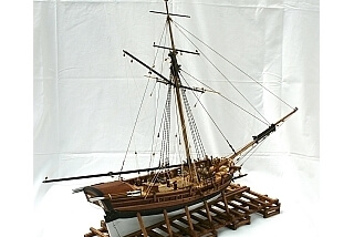 BERMUDA sloop XVII century - ship model