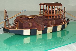 DESDEMONA hungarian fluvial barge model