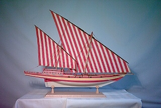 Arabic Dhow or Ghanjhah ca. 1800 - ship model