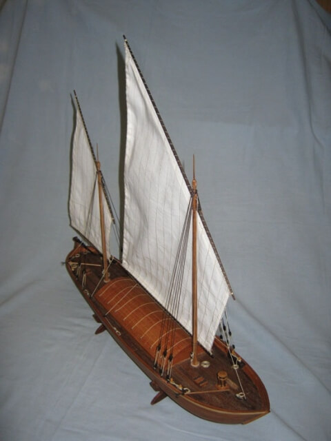 Burchio, model ship