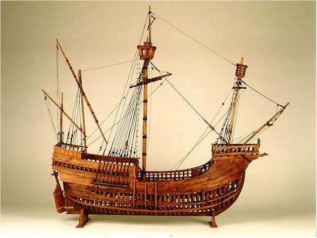 Carrack venetian XVI. century, model ship