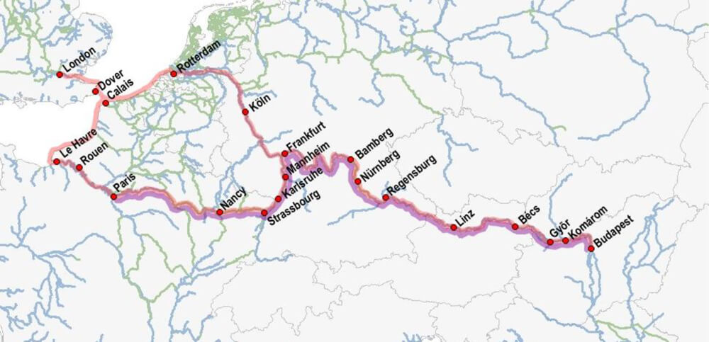 a HABLEÁNY útja: Budapest-London-Párizs-Budapest