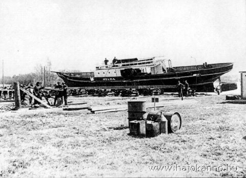 HELKA steamer, before launch