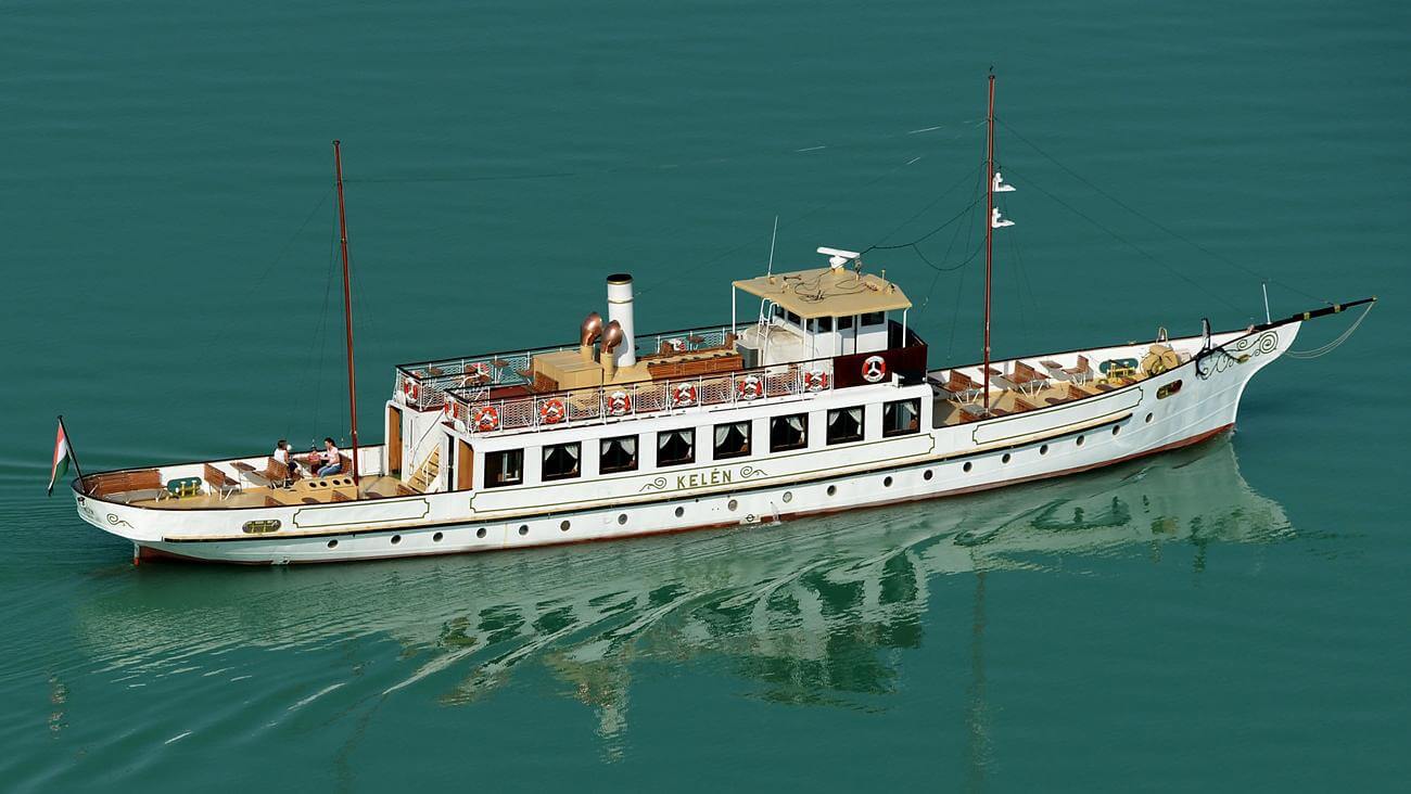 KELÉN steamer, model ship