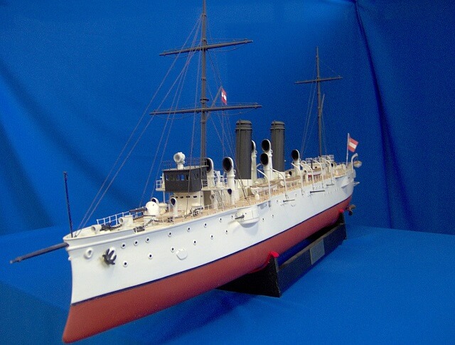 SMS Zenta, model ship